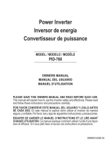 Schumacher Electric PID-760PID-760 El manual del propietario