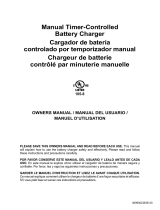 Schumacher SC1633 Manual Timer Controlled Battery Charger UL 105-8 El manual del propietario
