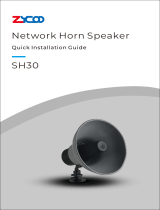 Zycoo SH30 Network Horn Speaker Quick Guía de instalación