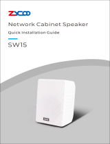 Zycoo SW15 Network Cabinet Speaker Quick Guía de instalación