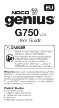 NOCO G750EU 2.0 Guía del usuario
