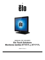 Elo 1517L 15" Touchscreen Monitor Guía del usuario