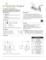 Symmons SLC-9612-MP-0.5 Guía de instalación