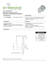Symmons 0142-353GMRH Guía de instalación