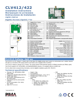 Pima CLV412/422 Cellular Transmitter Guía de instalación