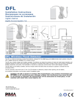 Pima DFL143/187 Wireless Flood Detector Guía de instalación