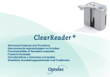 Optelec ClearReader+ El manual del propietario
