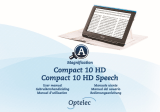 Optelec Compact 10 HD Speech Manual de usuario