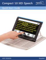Optelec Compact 10 HD Speech Guía de inicio rápido