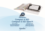 Optelec Compact 6 HD Speech Manual de usuario