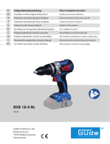 Güde Akku Schlagbohrschrauber BSB 18-0 BL El manual del propietario