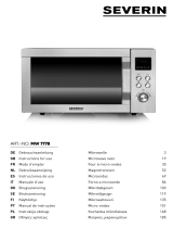 SEVERIN MW 7778 Stainless Steel Microwave Oven Manual de usuario