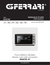 G3FERRARi G10152 Electric Oven Manual de usuario