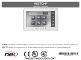 DSC HS2TCHP Touch Screen Alarm Keypad Manual de usuario