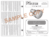 Pfister 015-LC0C Specification and Owner Manual