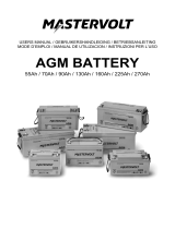 Mastervolt AGM 12/270 (group Super 8D) Manual de usuario
