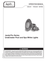 Jandy Pro Series Underwater Pool and Spa White Lights Manual de usuario