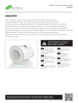 CP Electronics EBDSPIR Ceiling Mounted PIR Presence Detectors Guía de instalación