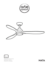 arteconfort NATA Ceiling Fan Manual de usuario