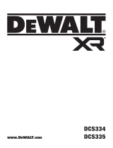 DeWalt DCS335 Manual de usuario