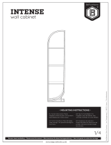 BePureHome 800391-B INTENSE Wall Cabinet Manual de usuario