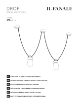 DROP 270. 02 – 12 IL FANALE Pendant Lamp Manual de usuario
