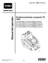 Toro Dingo TX 1000 Wide Track Manual de usuario