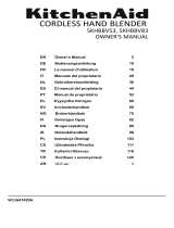 KitchenAid 5KHBBV53 Cordless Hand Blender Manual de usuario