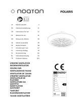 Noaton 11045B Polaris Ceiling Fan Manual de usuario