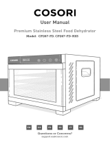 Cosori CP267-FD Premium Stainless Steel Food Dehydrator Manual de usuario