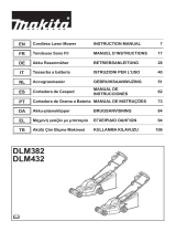 Makita DLM382 Cordless Lawn Mower Manual de usuario