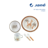 Jane 70234 5-Piece Melamine Crockery Set Manual de usuario