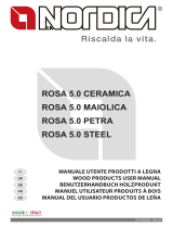 La Nordica-Extraflame Rosa 5.0 - Ceramica  Manual de usuario