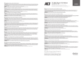 ACT AC8355 TV Wall Mount Full Motion Manual de usuario