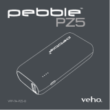 Veho Pebble PZ5 Portable Power Bank Manual de usuario