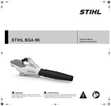 STIHL BGA 86 Battery Blower Manual de usuario