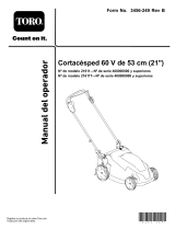Toro 21in 60V Lawn Mower Manual de usuario