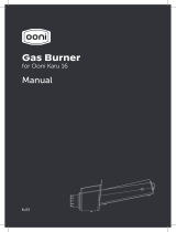 Ooni Karu 16 Gas Burner Manual de usuario