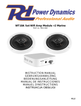 Power Dynamics 952.502 WT10A Set Wifi Amp Module +2 Marine Manual de usuario