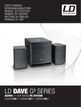 LD Systems DAVE 15 G3 Manual de usuario