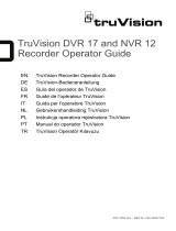 TRUVISION TVR-1716-2T Digital Video Recorder Manual de usuario