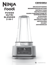 Ninja CB100EU Power Nutri Blender 2 In 1 Manual de usuario