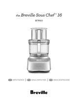 Breville BFP810 the Sous Chef 16 Manual de usuario