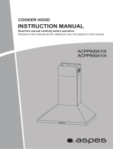 Aspes ACPP600A1IX Cooker Hood Manual de usuario