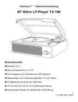 Technaxx Retro Plattenspieler Instrucciones de operación