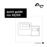 STUDER RCC 02 Remote Control Guía del usuario