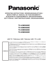 Panasonic TX43MX600E Guía de inicio rápido