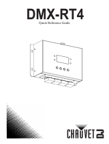 CHAUVET DJ DMX Rt-4 Dmx Controller Guía del usuario