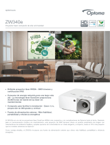 Optoma ZW340e El manual del propietario