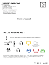 The G-LAB Korp COBALT Casque Gaming PS5 Manual de usuario
